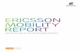 Ericsson Motyli b i Report · PDF fileJUNE 2016 ERICSSON MOBILITY REPORT 3 Ericsson Mobility Report The Internet of Things (IoT) is expected to surpass mobile phones as the largest