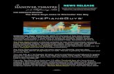Piano Guys Release - The Hanover Theatre · PDF fileThe Piano Guys consist of just one piano player, ... (Dave Chappelle, Jay Leno, Jerry Seinfeld), musical acts (Neil Young, Aretha