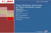 The Online Journal of Recreation and Sport - · PDF fileProf. Dr. İsmail Hakkı MİRİC ... Fatma Nur Er İlayda Mirici ... The Online Journal of Recreation and Sport – April 2015