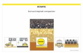 Soil and Asphalt compaction - · PDF fileSoil and Asphalt compaction equipment ... single drum rollers ... Methods and equipment for the reconstruction of low trafﬁced roads and