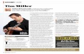 LESSON JAZZ - · PDF fileLESSON} JAZZ Tim Miller is most deﬁ nitely a standout player on the current jazz scene. A staggeringly ﬂ uent guitarist, Tim’s super-clean and articulate