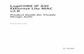 LogiCORE IP AXI Ethernet Lite MAC v2 - Xilinx · PDF fileLogiCORE IP AXI Ethernet Lite MAC v2.0 ... /-ASTER)NTERFACE PHY?MDC PHY?MDIO ... Suite User Guide: Designing with IP (UG896)