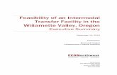 Feasibility of an Intermodal Transfer Facility in the ... ‚ Feasibility of an Intermodal Transfer Facility in the Willamette ... facilities that facilitate transfer of product