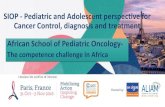 SIOP - Pediatric and Adolescent perspective for Cancer ... · PDF fileSIOP - Pediatric and Adolescent perspective for ... Ecole Africaine d’Oncologie Pédiatrique ... Nursing program