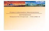 Project Information Memorandum APPENDICES Request · PDF fileAppendix - I 4 needs include assembly space for general sessions, banquet facilities, and numerous breakout-meeting rooms.