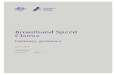 Broadband Speed Claims - Australian Competition and ... - Broadband Speed Claims... · 5 Complaints about internet data speed increased by 48 per ... consultation on the Broadband