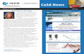 CaSA News - ispe-casa.org Vol 24 Iss... · CaSA News Volume 24 • Number ... • GAMP® 5 Data Integrity, 8 – 9 May • Water Generation, 8 – 9 May • HVAC, 9 – 11 May •