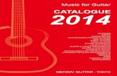 CATALOGUE 2014 - · PDF fileGENDAI GUITAR - TOKYO 2014 CATALOGUE Music for Guitar METHODS BOOKS ... (Spanish folk song), Pensando en ti (Alba), Habanera (Roch), Passo Mezzo (Newsidler),