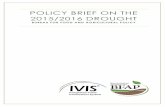 POLICY BRIEF ON THE 2015/2016 DROUGHT - BFAP - … reports/BFAP... · 2015/2016 DROUGHT BUREAU FOR FOOD AND ... Commercial Farmers ... This report evaluates the impact of the current