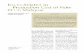 Issues Related to PRoductIon cost of Palm oIl In malaysIa ...palmoilis.mpob.gov.my/publications/OPIEJ/opiejv9n2-basri.pdf · 3 Issues Related to PRoductIon cost of Palm oIl In malaysIa