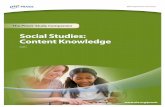 Social Studies: Content Knowledge - ETS Home · PDF fileSocial Studies: Content Knowledge (5081) Test at a Glance Test Name Social Studies: Content Knowledge Test Code 5081 Time 2