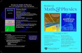 Books in Math & Physics Books in HCDA Math Physics · PDF fileSave 20% on all books with code HCDA For examination copies and a full list of titles, go to press.jhu.edu Classroom Classics