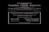 THE Dauphin County Reporter · PDF fileof the Dauphin County Reporter, 213 North Front Street, Harrisburg, ... BERGONZI, late of Dauphin County, Pennsyl-vania (died June 8, 2007).