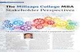 THE MILLSAPS COLLEGE MBA The Millsaps College MBA ... · PDF fileLocated in Jackson, Mississippi, Millsaps is a privately supported national liberal arts college founded by members