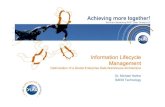Information Lifecycle Management - · PDF fileP a g e 2 Agenda 1.Challenge –Running Growing SAP BI systems 2.Solution –ILM and SAP BI Nearline Storage 3.Best Practice: Nearline
