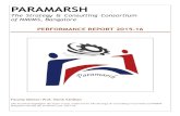Paramarsh-Annual Performance Report 2015-16nmimsbengaluru.org/wp-content/uploads/2017/03/Paramarsh-Report... · PERFORMANCE REPORT 2015-16 ... Mr. Manit Parikh ... •!Expansion of