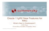 Oracle 11gR2 New Features for RAC - Ecuador Oracle · PDF fileOracle 11gR2 New Features for RAC What's New in Clusterware!!! ... 11.2.0.2. ClusterWare Files ... Oracle RAC Management