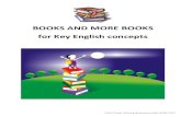 BOOKS AND MORE BOOKS for Key English concepts · PDF fileBOOKS AND MORE BOOKS for Key English concepts . Chris Fraser Literacy Numeracy Leader WSR 2013 KEY CONCEPTS: ... It’s a little