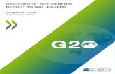 OECD SECRETARY-GENERAL REPORT TO G20 · PDF fileOECD SECRETARY-GENERAL REPORT TO THE G20 LEADERS . HANGZHOU, CHINA . SEPTEMBER 2016 . This report consists of two parts. Part I is a