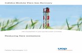 Reducing flare emissions - eplptx.com - Flare Gas Recovery Brochure.pdf · Reducing flare emissions ... of years of combined flare design experience and has been involved in the fabrication,