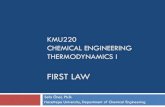 KMU220 CHEMICAL ENGINEERING THERMODYNAMICS Iyunus.hacettepe.edu.tr/~selis/teaching/WEBkmu220/... · Problem Solution Steps 1. ... Chemical Engineering Thermodynamics, 7th Ed, McGraw-Hill,