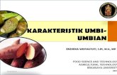 KARAKTERISTIK UMBI- UMBIAN - endrikawidyastuti · PDF file-KULIT: 2 LAPIS (LUAR DAN DALAM) ... UBI KAYU/SINGKONG PROSEDUR PEMBUATAN TEPUNG CASSAVA . ... sewaktu proses penyawutan