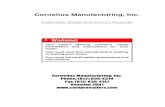 Cornelius Manufacturing, Inc. - Cornpro Trailerscornprotrailer.net/wp-content/uploads/2015/09/manual.pdf · Cornelius Manufacturing, Inc. LIVESTOCK, DUMP AND UTILITY TRAILERS ^ WARNING