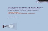 Ownership rules of audit firms and their consequences for ...ec.europa.eu/internal_market/auditing/docs/market/oxera_report_en.pdf · Oxera Ownership rules of audit firms and their