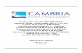 fp0029678 Cambria SAR 2017 · PDF file2 The accompanying notes are an integral part of the fi nancial statements. Sector Weightings †: † Percentages based on total investments.