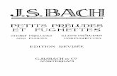 J. S. Bach - 12 small Preludes for Beginners - Piano Small Preludes - Bach.pdf · Title: J. S. Bach - 12 small Preludes for Beginners - Piano Author: Keywords: sheet music bach bladmuziek