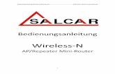 Wireless-N Bedienungsanleitung Deutschresources.salcar.de/manuals/20141225/Wireless-N Bedienungsanleitun… · Bedienungsanleitung Wireless-N Mini-Router 2014 Salcar GmbH / 3 2. Verbinden