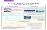 A GaAs Ka-band (26-36 GHz) LNA for radio astronomyepsassets.manchester.ac.uk/medialand/eee/pdf/pgposters/2015winner… · A GaAs Ka-band (26-36 GHz) LNA for radio astronomy Microwave