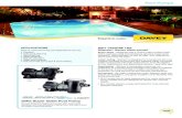Pool Pumps - Davey Water · PDF fileExperts in water. 50Hz Super Quiet Pool Pump Davey’s Silensor® Series pool pumps offer super-quiet operation with high efficiency, making them