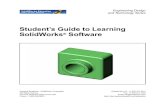 Student’s Guide to Learning SolidWorks · PDF fileLesson 7: SolidWorks eDrawings Basics 75 Lesson 8: ... Student’s Guide to Learning SolidWorks Software is a companion resource