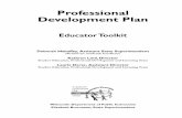 Professional Development Plan - CESA 9 · PDF fileProfessional Development Plan Educator Toolkit Deborah Mahaffey, Assistant State Superintendent Division for Academic Excellence Kathryn
