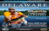 Delaware Fishing Guide - DNREC Fishing Guide.… · weigh stations and/or boat ramp ... 2014 delaware fishing guide 1. state of delaware jack a. markell governor delaware department
