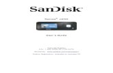 Sansa c200 UserGuide - SanDiskmp3support.sandisk.com/downloads/um/c200-ug-eng.pdf · • Digital Equalizer – supports 5 equalizer types: Normal, Rock, Jazz, Classic, ... 8 – Play/Pause