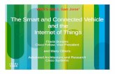 The Smart and Connected Vehicle and the Internet of Things · PDF file• An Introduction to the Internet of Things