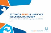 2017 Wellbeing @ Unilever Incentive Handbook - · PDF file2017 Wellbeing @ Unilever Incentive Handbook ... Inside this guide ... UNICare plan can participate in the Wellbeing@Unilever