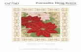 Poinsettia Tiling Scene - Embroidery Online · PDF filePoinsettia Tiling Scene #12431 / 16 Designs 12431-01 Poinsettia Square 1 n 1. Background Placement Stitch ..... 1172 n 2. Background