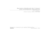 Iterative Methods for Linear and Nonlinear Equations · PDF fileIterative Methods for Linear and Nonlinear Equations ... solution of dense linear ... have selected for coverage mostlyalgorithms