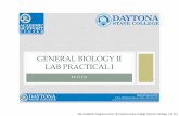 General Biology II Lab Practical I - Daytona State · PDF fileGENERAL BIOLOGY II LAB PRACTICAL I . The Academic Support Center @ Daytona State College (Science 94 Page 2 of 51) ...