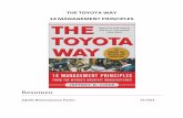 THE TOYOTA WAY - 14 Management Principles A00917401lean.mty.itesm.mx/resumenes/THE_TOYOTA_WAY_14_Management... · Las 5 técnicas utilizadas para reducir los desperdicios son: •