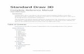 Standard Draw 3D - Introduction to Programming in Java · PDF fileStandard Draw 3D is a Java library with the express goal of making it simple to create three- ... double zA z component