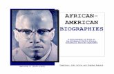 AFRICAN- AMERICAN - Bridgeport · PDF fileColtrane, John Title: John Coltrane:His Life and Music Author: Porter, Lewis Call: B C7252p Title: Spirit Catcher Author: Fraim, John Call: