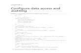 CHAPTER 1 Configure data access and auditing · PDF fileCHAPTER 1 Configure data access and auditing LISTING 1-1 Implementing column-level encryption using a password ... LISTING 1-15