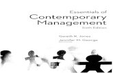 Essentials of Contemporary Management Sixth Edition · PDF fileEssentials of Contemporary Management Sixth Edition Gareth R. Jones ... Avon's Global Structure Results in a Disaster