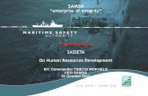 Presentation to SASSETA On Human Resources · PDF fileCOASTAL SHIPPING ... development strategy ... • The findings that the opportunity of South Africa being favoured globally due