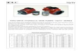 THRU-DRIVE HYDRAULIC VANE PUMPS “TQ/TV” · PDF fileTHRU-DRIVE HYDRAULIC VANE PUMPS “TQ/TV” SERIES ... the vane pump coupled with other types of pumps, both fixed and variable