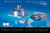 Harmonic  · PDF fileHarmonic Drive® Gearheads CSF Mini Series CSF-2XH-F CSF-2XH-J CSF-1U ... minor axis. This gearhead is easy to use and has both an input and output shaft